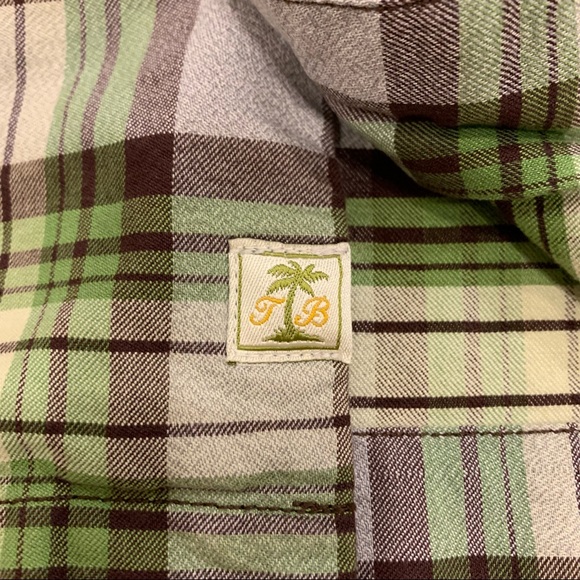 Tommy Bahama silk blend plaid shirt - Picture 8 of 10